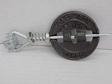 BRAND NEW VOGELZANG 3" WOOD STOVE CHIMNEY DAMPER CAST IRON ICE FISHING STOVE