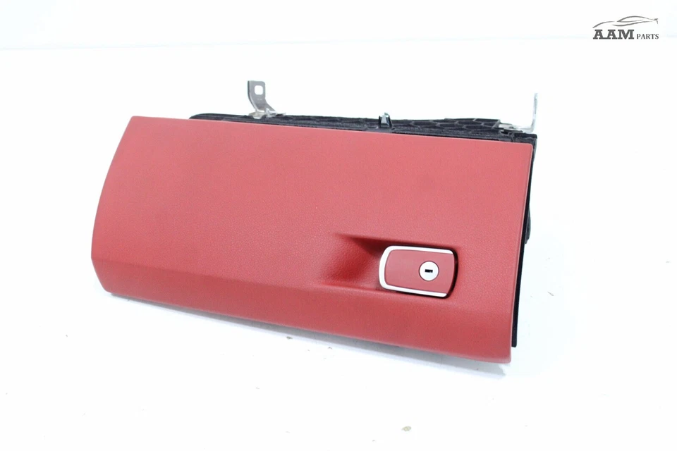 BMW 428i F36 Gran Coupé 2015-2016 salpicadero derecho guantera rojo OEM Foto 2 de 4