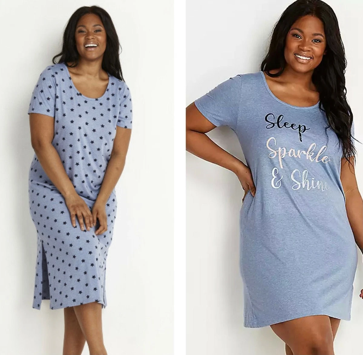 Short t shirt nightie hot sale