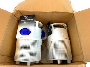 2x Skim-A-Round ALL-IN-ONE Hi Velocity Pool Skimmer Basket ...