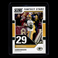 Aaron Rodgers #11 2017 Score Fantasy Stars Green Bay Packers Football Card NFL