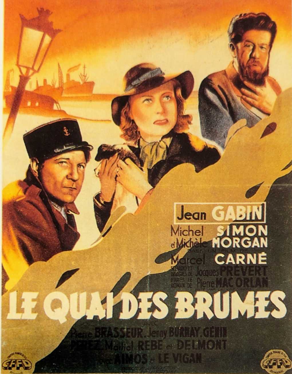 Il porto delle nebbie - Quai des brumes - 1938 - Marcel Carné - Locandina Ciak