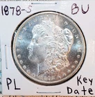 * 1878 S * BU MS++ STUNNING PL REFLECTIVE BETTER DATE MORGAN SILVER DOLLAR #A26