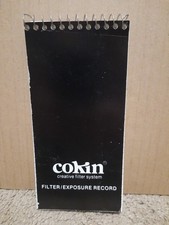 Cokin Filter / Exposure Record Paper Notebook 66 Unused Pages