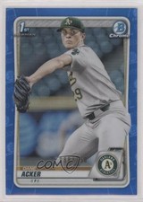 2020 Bowman Draft Chrome Blue Refractor 88/150 Dane Acker #BD-8 09wh
