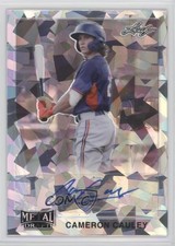 2021 Leaf Metal Draft 1990 Silver Crystals Cameron Cauley #LA-CC1 Auto 3d6