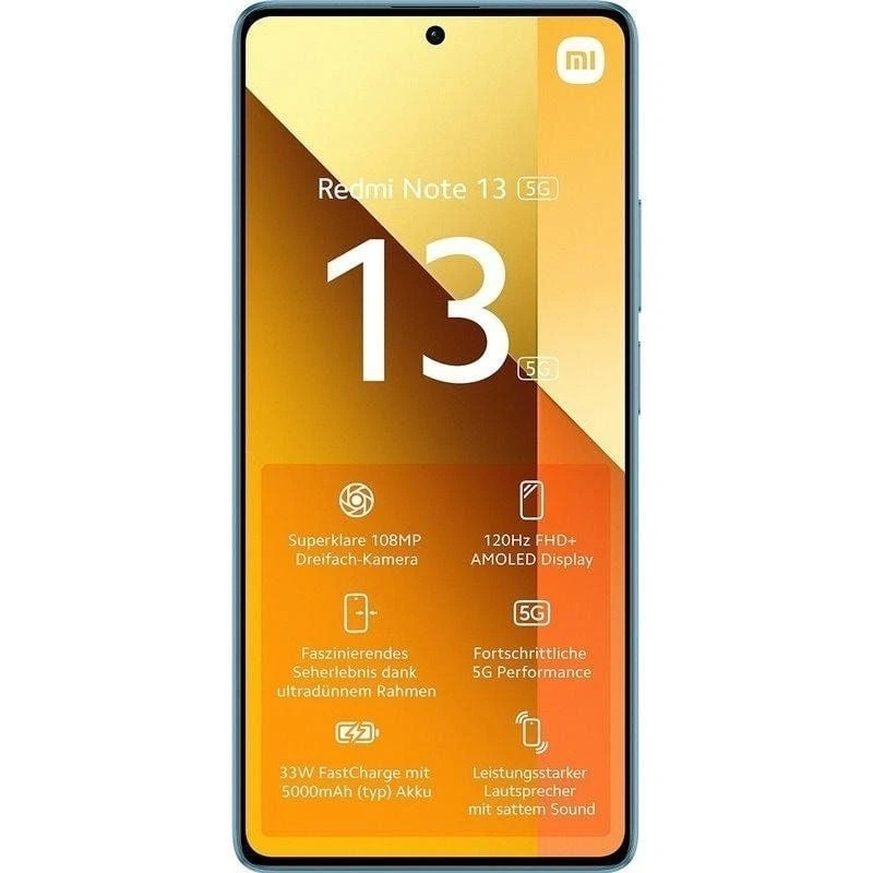 Smartphone Xiaomi Redmi Note 13 6GB/ 128GB/ 6.67"/ 5G/ AZUL REACONDICIONADO - Imagen 2 de 4