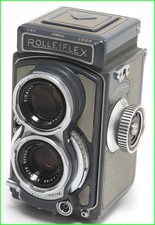  Rollei Rolleiflex Baby Gray 127mm film camera 4x4 TLR w. Schneider Xenar 3.5/6