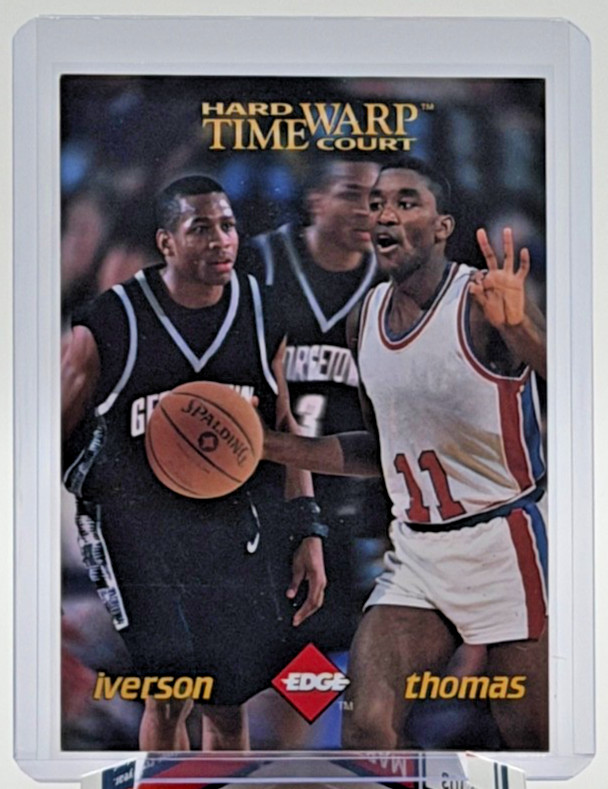 1996 Collector's Edge Time Warp #TW6 Allen Iverson Isiah Thomas Factory Set RC