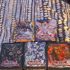 Konami Yu-Gi-Oh! TCG Collectible Tin 2012 Set of 5, 60ct, Dividers