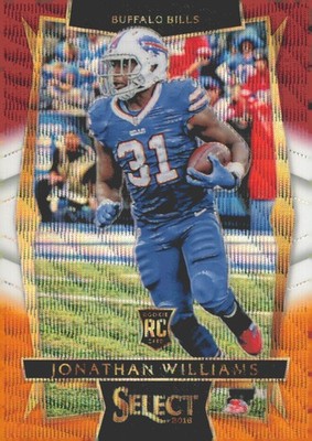 2016 Panini Select #45 Jonathan Williams Tri-Color Prizm