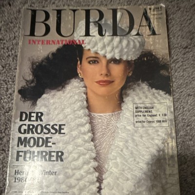 Burda International Herbst Winter 1980 Illustrated Fashion Magazine