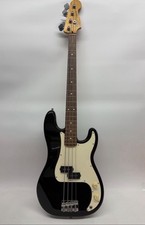 Fender Precision Bass 4-String Right-Handed Solid Body Black w/ Hard Case