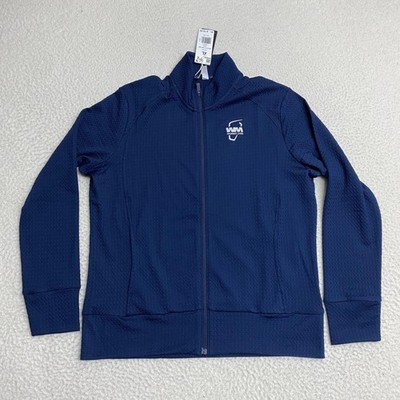 WM Phoenix Open Jacket Womens XL Collegiate Navy Blue PGA Golf Adidas Full Zip
