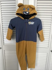 Youth Mascot Wear Penn State Nittany Lion Zip To Shin Hoodie With Lion Face 4T