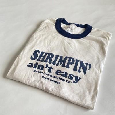 BUBBA GUMP SHRIMP (FORREST GUMP) Tshirt Men's LARGE Shrimpin Ain t Easy