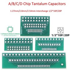 Single/Double RowX10P/20P 1.27mm/2.0mm/2.54mm Interchangeable  PCB Adapter Plate