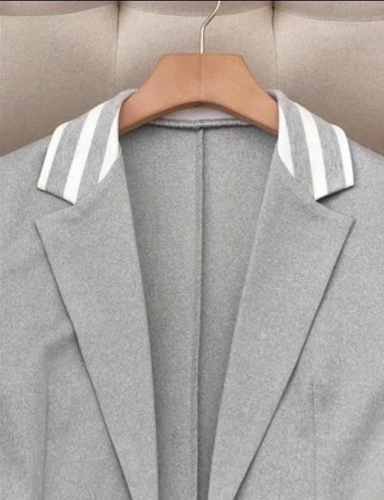 2 tlg Damen Anzug Elegant Mode Blazer Langarm Anzug Gr S/M NEU GRAU NP 79,99€ - Bild 5 von 8