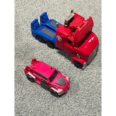 Transformers Optimus Prime and EarthSpark Action Figure Set