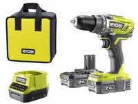 Ryobi R18DD2-220S Akku Bohrschrauber 18V 2X2Ah LadegeräT Tasche