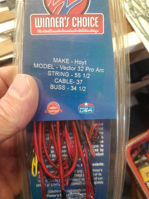 Hoyt Vector 32 Pro Arc Winners Choice String