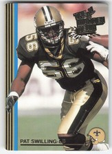 Pat Swilling, 1992 Action Packed All-Madden, #20, New Orleans Saints,