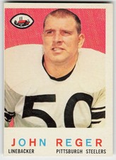 1959 Topps #124 John Reger FOOTBALL Pittsburgh Steelers