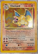 Pokemon Charizard Set Base 4/102 Rara Holo Carta ITA 1999