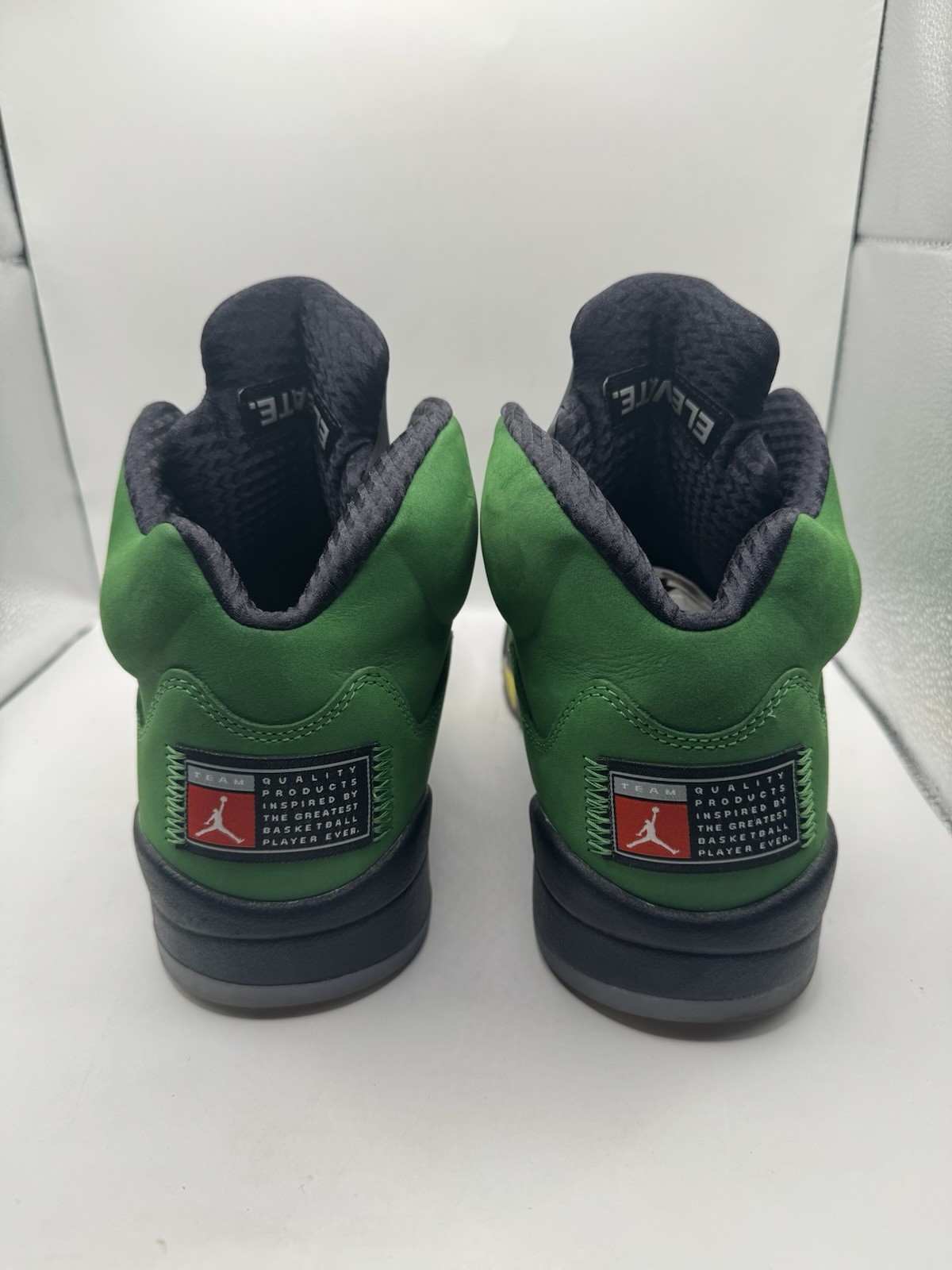 SAOLA TG 9 5 NIKE AIR JORDAN V 5 Oregon Ducks CK6631 307 con scatola