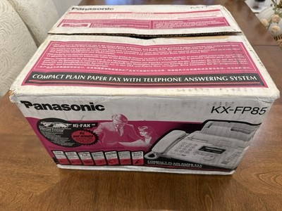 NEW Panasonic KX-FP85 Compact Plain Paper Fax Machine Y2K Compatible