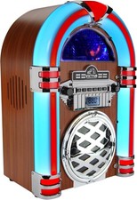 Victor BROADWAY Desktop Bluetooth LED Jukebox Speaker with CD Player and FM Radi