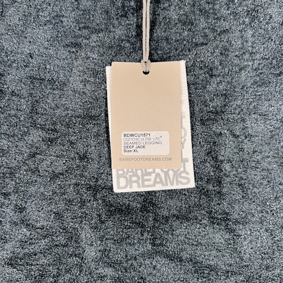 Barefoot Dreams Leggings Womens XL Deep Jade CozyChic Ultra Lite Seamed - Image 3 of 4