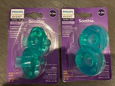 Philips Avent Baby Pacifier 0-3m BPA Free Two Sets 4 Pcs Green