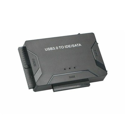 USB 3.0 to IDE & SATA Converter External Hard Drive Adapter Kit 2.5''/3.5'' Cabl1C