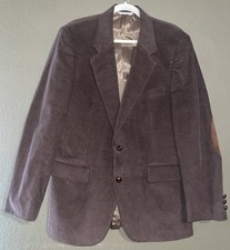 SPORT CLASSICS by LEVI STRAUSS  CO Brown Corduroy VINTAGE Blazer Men  s 38R