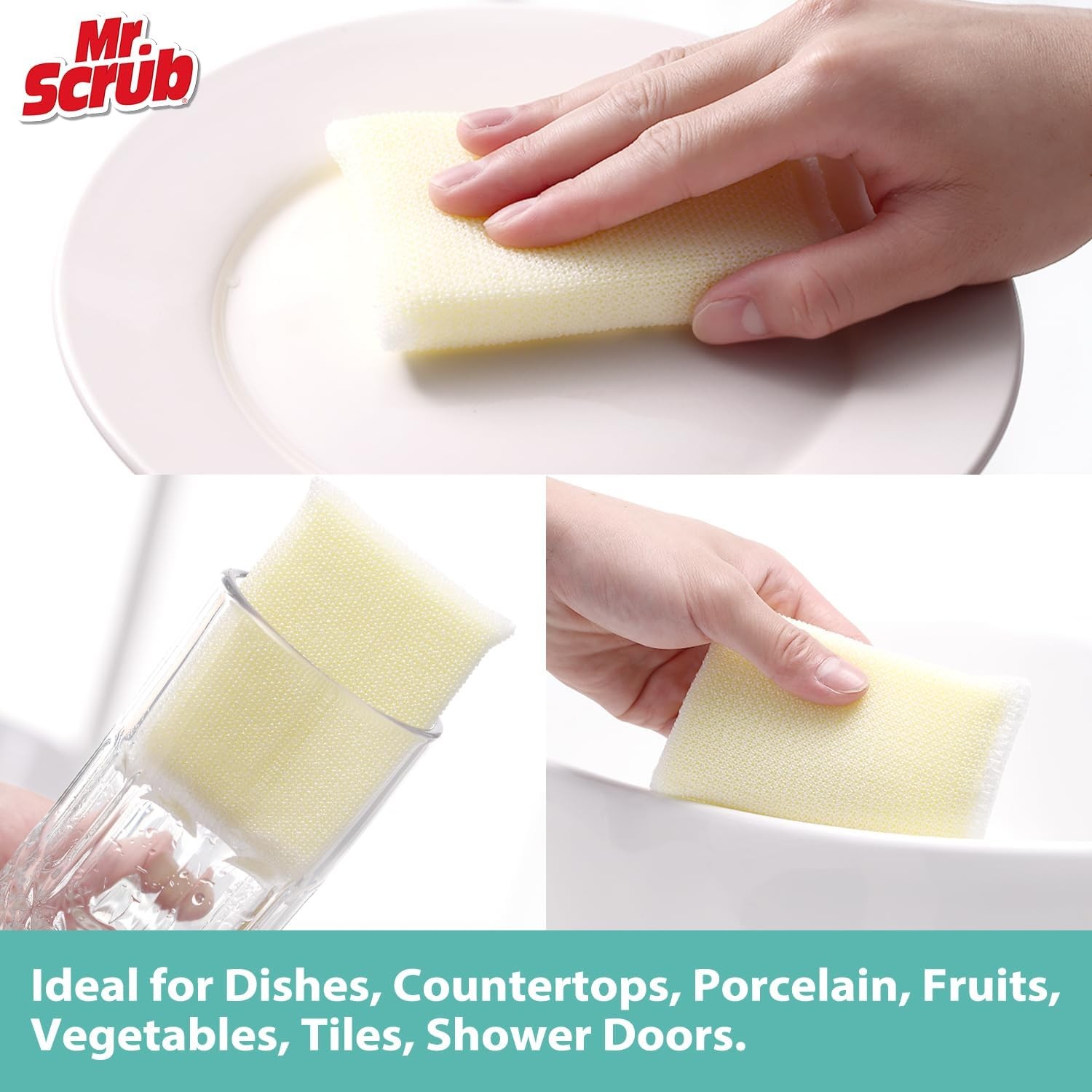 All-Purpose Sponges, Non Scratch, for Washing and Cleaning 12 Pack, Yellow 