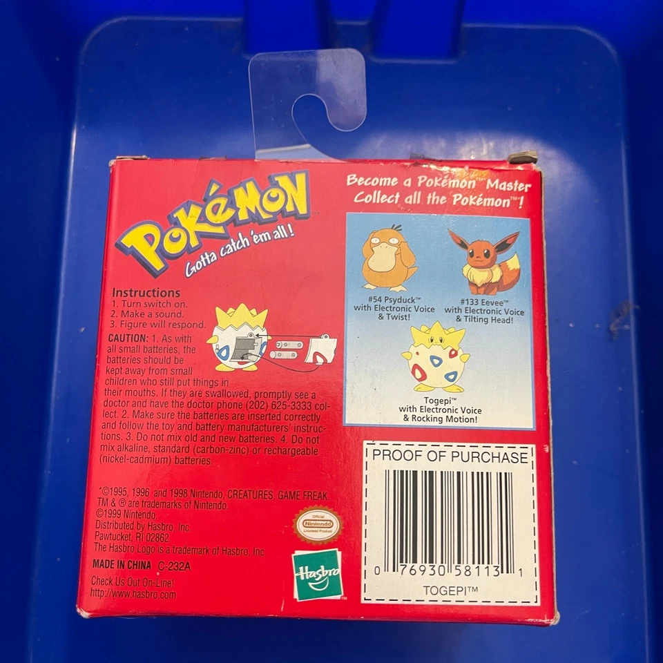 Pokemon Togepi 1999 de colección usado con voz electrónica y movimiento oscilante Foto 4 de 4