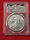 2017-W American Silver Eagle $1 Dollar ASE PCGS SP 70 BURNISHED FDI  #MF-T1324