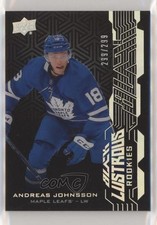 2018-19 SPx UD Black Lustrous Rookies 299/299 Andreas Johnsson #LR-AJ f1h