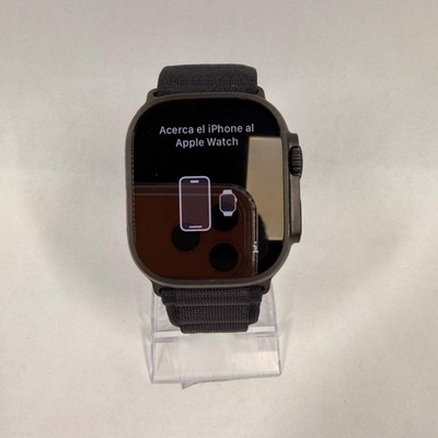 Unlocked Apple Watch Ultra 3 49MM Black Titanium Blue Alpine Loop MF0X4LW/A