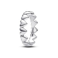 Pandora Ring 193427C00 Weite 52 Reihe Von Herzen Ring 925/- Silber