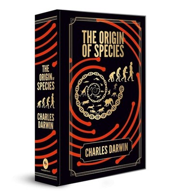 The Origin of Species by Charles Darwin Hardcover Book