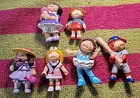 Vintage Cabbage Patch Kids Mini Figures Lot Of 6 - 1980’s PVC Figurines Dolls