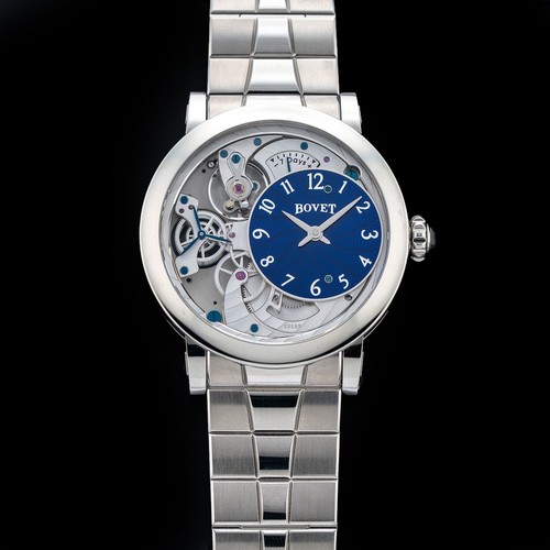 Bovet Recital 12 R12C2-0001 40mm Titanium Blue Dial Manual Power Reserve