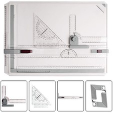 Jiloffice A3 Drawing Board, Lightweight Multi-Funtion Drafting Table with Adjust