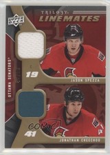 2009 Upper Deck Trilogy Line Mates Gold /50 Jason Spezza Jonathan Cheechoo g4q