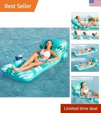 Inflatable Pool Float Adult - Pool Floaties Lounger Floats Floating Chair Raf...