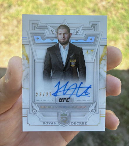 Khabib Nurmagomedov #RD-KN — 2024 Topps Royalty UFC Royal Decree UFC card