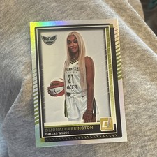Panini Donruss WNBA Parallel Dijonai Carrington Dallas Wings 2025 #21 Card