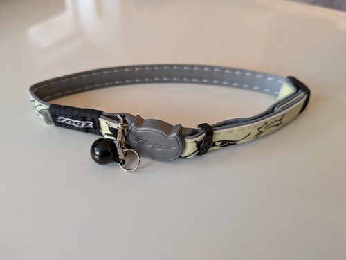 Cat Collar Rogz Glow in the Dark Reflective with Breakaway Clip